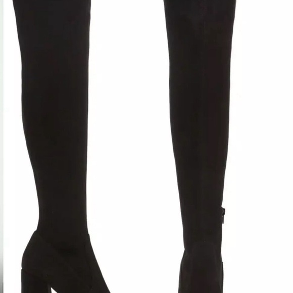 Steve Madden Tava Suede Over-The-Knee Boots - Picture 2 of 4
